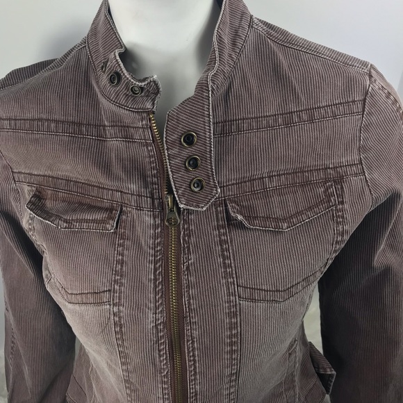 SALT & PEPPER Brown Micro-Corduroy Jacket, Size M, EUC - Picture 2 of 11